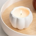 thumbnail image 7 of Clearance Candles & Holders under $15,Pumpkin Shaped Candle With Ceramic Pumpkin Jar Scented Fall Candles Thanksgiving Autumn Table Centerpiece Tealight Decoration Halloween Farmhouse Home Fragr, 7 of 7