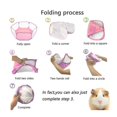 thumbnail image 3 of Parc pour Petits Animaux Portable Transparent Cage pour Chiot Chat Lapin pour Extérieur Rose, 3 of 5