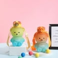 thumbnail image 3 of 800ML Bear Water Cup Fall Resistant Bear Shape Drink Water Creative Gradient Color Bear Water Cup for Travel, 3 of 8