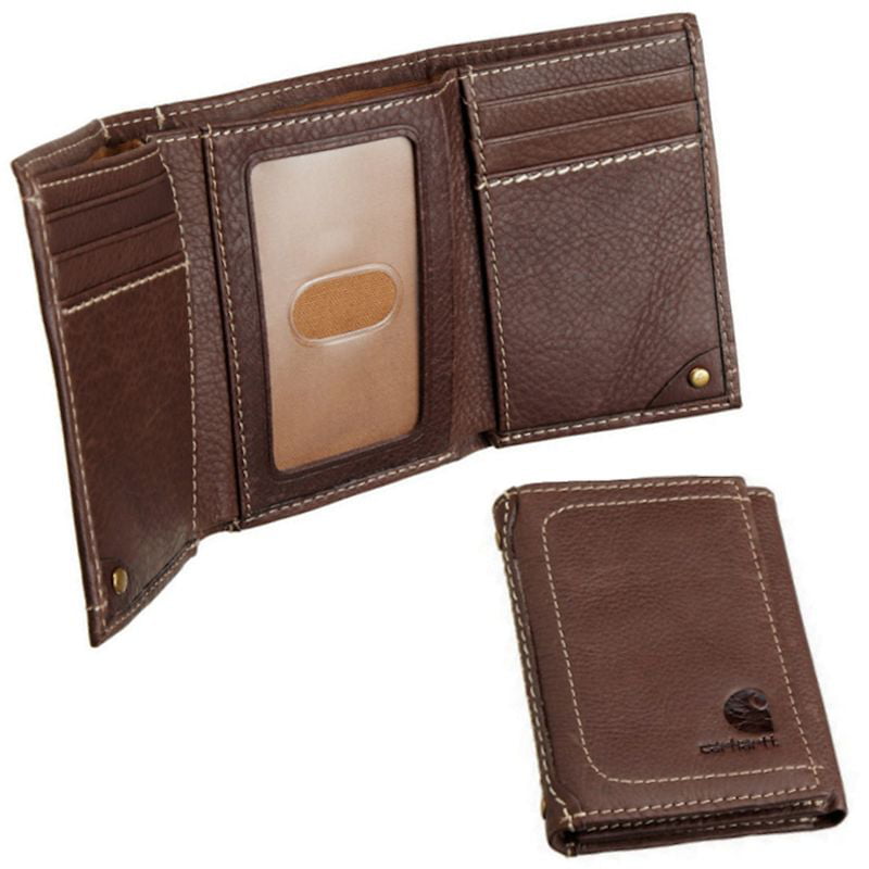 Carhartt Men's Trifold Wallet Brown One Size 