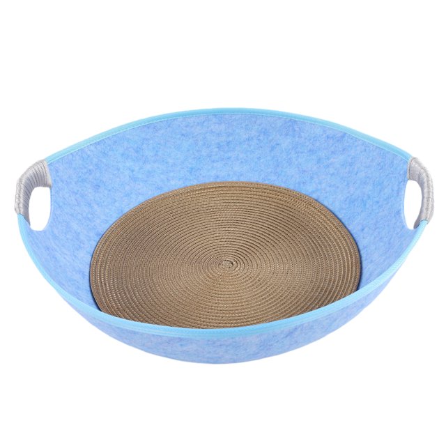 <p>Cat House, Scratching Pet Den With Pad For Kitten For Pets To Sleep</p>