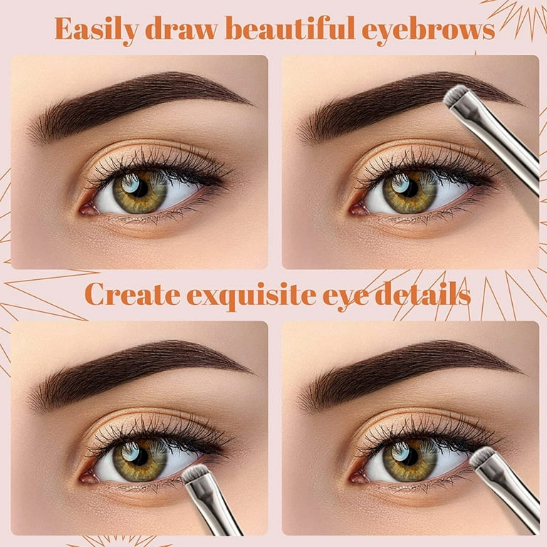 Fine Angled Eyeliner Brushes Fine Point Eye Liner Brush Angled Eyebrow  Concealer Brush - style:style1