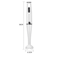 thumbnail image 4 of Hand Blender Kitchen Food Vegetable Grinder Food Mixer Purees Smoothies Shakes Sauces Soups Sage US Plug White, 4 of 6