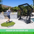 thumbnail image 3 of GoSports ELITE 7x7 ft Golf Practice Net with Steel Frame – Premium Polyester Netting, Indoor/Outdoor Golf Training, 3 of 5