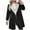 Black, variant on Lovskoo 2024 Women 2023 Winter Faux Suede Coats Fleece Shearling Lined Jacket Faux Fur Lapel Pockets Warm Fall Trendy Outerwear Coffee