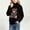 Black, variant on Kids Embroidered Sweater Knit Long Sleeve High Neck Cute Bear Pattern Pullover Sweater Fall Winter Pullover Top 1-10 Years Yellow