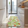 thumbnail image 4 of Red Mushroom Frog Green Pattern Kitchen Rug Mat,Kitchen Runner Rugs Non Skid Washable,Decorative Kitchen Floor Mats for Kitchen,Sink,Laundry,17"x47.2", 4 of 7