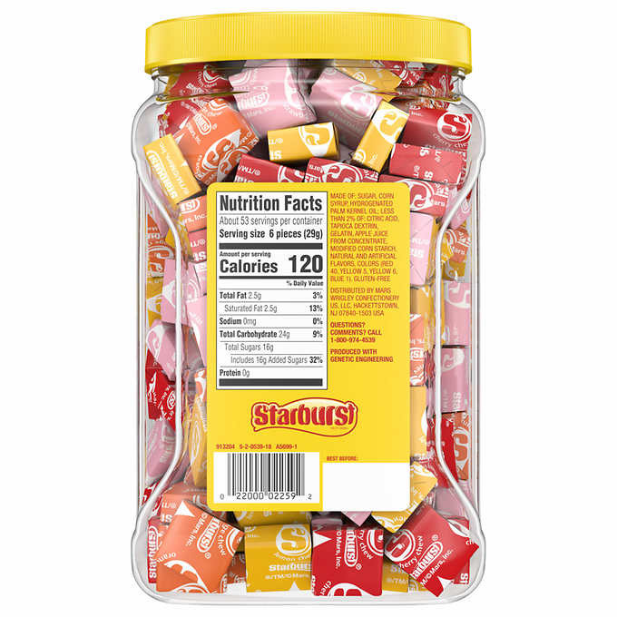 Starburst Original Chewy Candy, 54 Oz Jar - Walmart.com