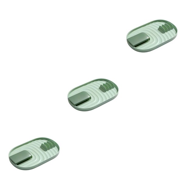 Cateissary Estante para tapa de olla de cocina, utensilios de espátula, tapa, estante colgante, soporte de tablero de plástico multifuncional Type1 NO1