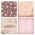 thumbnail image 2 of KARDLURY Scrapbook Paper, 48 Sheets Vintage Craft Paper Pad, 6'' x 6'' Single Side Printing Junk Journal Background Paper for Card Making Art Album Decoupage Collage Supplies, 2 of 4