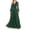 Green, variant on Birdeem Women V-Neck Dress Chiffon Elastic Banquet Bridesmaid Evening Dress