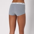 thumbnail image 4 of Hanes Originals Women’s Boyshort Underwear, Breathable Stretch Cotton, Assorted, 4-Pack 2XL, 4 of 9