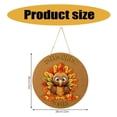 thumbnail image 5 of Harvest Season Turkey Plywood Sign Door Hanger Decoration Farmhouses Wall Hanging Accessories for Home, 5 of 13