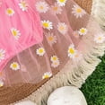 thumbnail image 5 of TOWED22 Baby Girl Clothes Newborn Romper Dress Infant Lace Ruffle Sleeveless Summer Outfits with Headband 0-12 Months Pink,3-6 M, 5 of 7