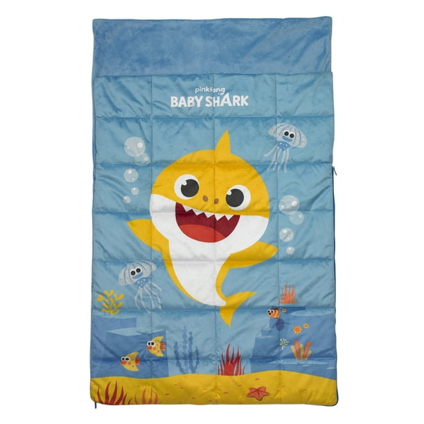 Baby Shark Kids Weighted Blanket Slumber Bag, 5lb, Swim with Me ...