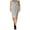 Grey - htrgray, variant on bar III Womens Draped Wrap Skirt, Black, X-Small