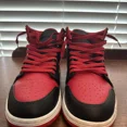 thumbnail image 4 of Size 10.5 Jo r-dan 1 mid black/redfire, 4 of 6