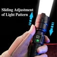 thumbnail image 5 of Biteblom Flashlight, Rechargeable Flashlights 2200 High Lumens, Super Bright Tactical Flashlight with Lcd Digital Display, Zoomable Waterproof Tactical Flashligh for Emergencies, Camping, Hiking, 5 of 6