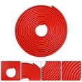 thumbnail image 2 of MOVTOTOP Protège-Portes de Voiture Protection en Caoutchouc Bandes de Joint de Voiture (Rouge), 2 of 5