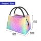 thumbnail image 2 of Fotbe Colorful Glitters Bolsa Térmica Portátil con Estampado, Bolsa de Entrega de Alimentos Aislada, Bolsa Reutilizable de Gran Capacidad para Comidas y Supermercado, 2 of 6