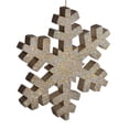 thumbnail image 2 of Vickerman 18" Champagne Glitter Snowflake Christmas Ornament, 2 of 2