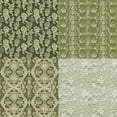 thumbnail image 4 of ZOUSSIQI 24 Sheets 6" x 6" Lace Pattern Scrapbook Paper Single-Sided Cardstock for Scrapbooking Journal Photo Album Card Making (green) CA919-14918, 4 of 5