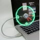 thumbnail image 1 of Ventilador de reloj USB con función de visualización en tiempo Real, embutidoras de medias para hombres, aparatos navideños, ventilador de reloj con LED de reloj en tiempo Real, 1 of 5