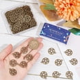 thumbnail image 4 of 1 Box 100Pcs Pentagram Star Charm Pentacle Star Charms Witch Charm Bulk Witch Charms Protection Lucky Charms Vintage Pentagram Charms for Jewelry Making Charms DIY Earrings Bracelet Necklace, 4 of 6