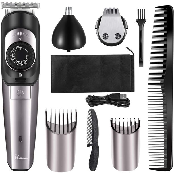 Beard Trimmer Kit & Hair Trimmer for Men Cordless Body Moustache Nose
