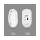 thumbnail image 2 of Mouse inalámbrico Blanco Armor recargable wireless TechZone, 2 of 3