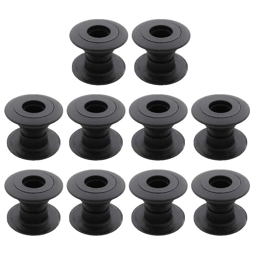 Set De 8 Mangos De Madera Para Futbolín – Agarre Antideslizante Con Ranuras – Diámetro Interior 16 Mm – Fácil Instalación (Colores Rojo, Negro O Amarillo)