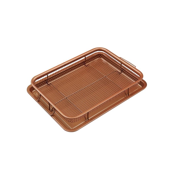 Bandeja Antiadherente Para Hornear Galletas Con Estante De Enfriamiento Seguro Para Horno De Acero Inoxidable Speravity HA015918-00