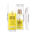 thumbnail image 3 of RAGUPEL 2026 New Dermaplaning Kit Dermaplane Oil with Dermaplaning Tools Shave Oil for Women Softens Area Shave & After Shave Use with Face Shaver Eyebrow Microblade 100Ml, 3 of 7