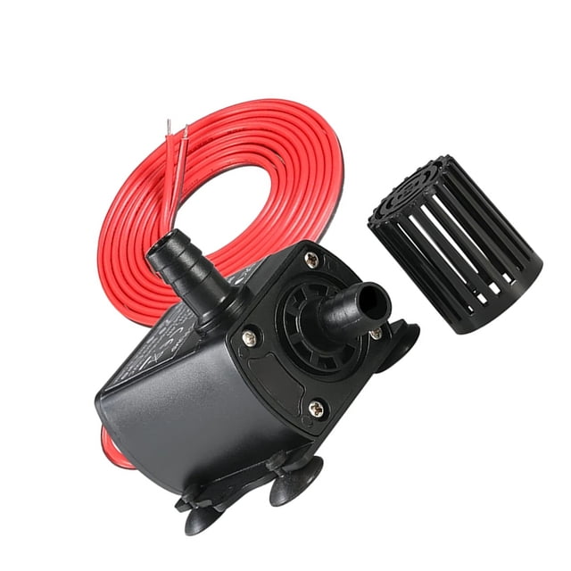 FENGGUIQU Pompe à Fontaine Extérieure en Plastique Noir Submersible 1Pcs Rentrée des Classes