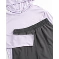 thumbnail image 6 of RBX Girls Active Skirt Set - 2 Piece Active Skort and Ribbed Girls Hoodie Sweatshirt Outfits Set (7-12), 6 of 7