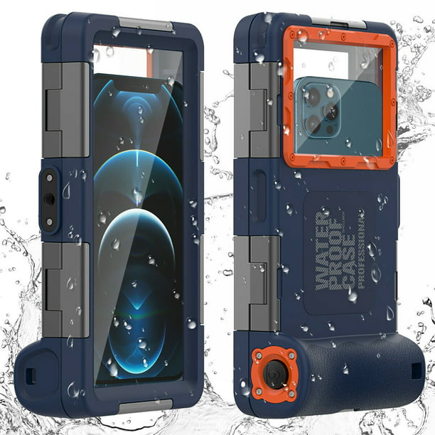 Professional [15m/50ft] Diving Phone Case iPhone Series, Waterproof thebookongonefishing