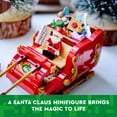 thumbnail image 5 of LEGO Santa's Sleigh - Building Toys for Kids, Boys & Girls, Ages 9+ - Indoor Christmas Decorations for Home W/ Santa Claus Figurine & Reindeer - Gifts for Boys & Girls - 40499, 5 of 7