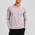 thumbnail image 2 of Asxite Men Plus Size Tops Round Neck Long Sleeve Solid Breathable Fast Dry Sport Shirts, 2 of 7