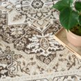 thumbnail image 3 of Nourison Dekor 7'10" x 9'10" Brown Ivory Vintage Indoor Area Rug, 3 of 9