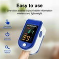 LK87 Portable Fingertip Pulse Oximeter, SpO2 Heart Rate Monitor, Blood