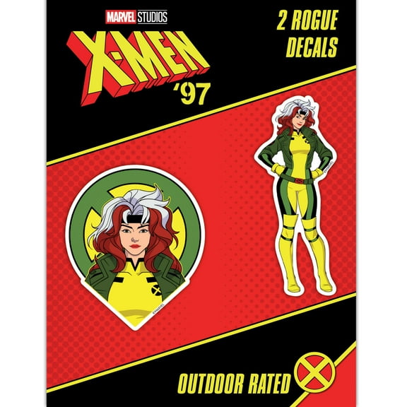Marvel X-Men Rogue Decals - Set of 2 Vinyl Stickers for Water Bottle Laptop Car Truck Waterproof Bumper Stickers XMen Decals
