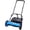 Blue, variant on 14 Inch 5-Blade Push Reel Lawn Mower with Grass Catcher, Manual Lawn Mower, Adjustable Cutting Height, Alloy Steel Blades, Eco-Friendly & Low Noise for Yard Lawn Care