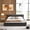 Dark Grey, variant on LJAN Cloud Bed Queen Size Chenille Upholstered Platform Bed Frame with Cloud Soft Headboard, Wood Base Platform Bed, Italian Modern Style Bedroom Furniture, Queen Without Drawers