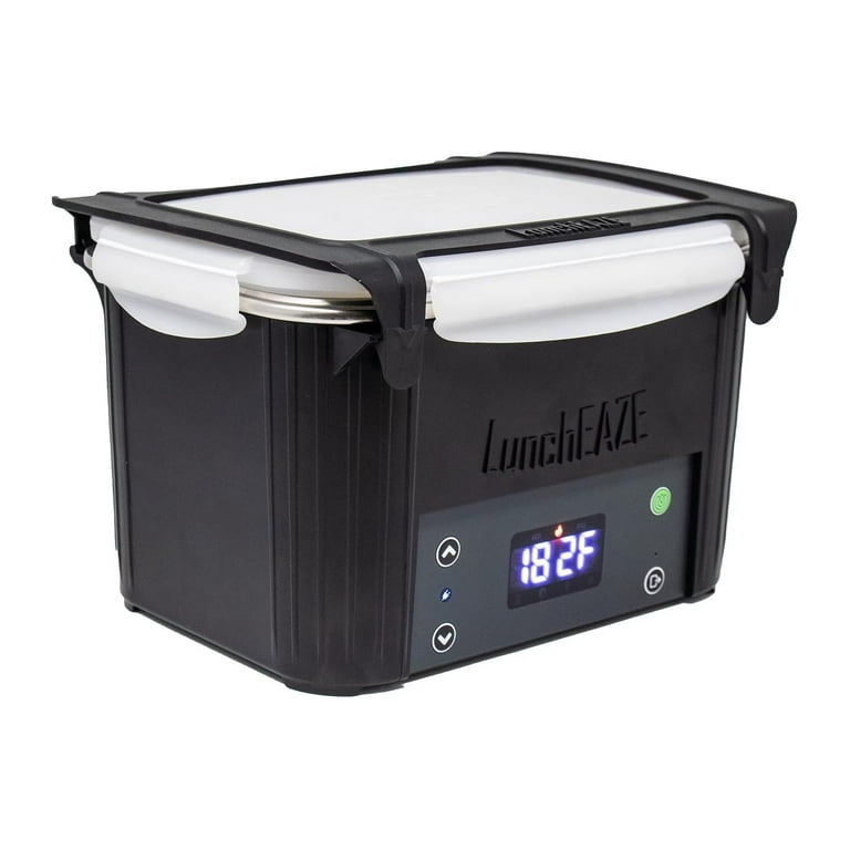 LunchEAZE Lite - Cordless, automatic, self heated electric lunch box, for  jobsites, travel, office, or students