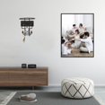thumbnail image 3 of Shisuyan 1Pc Multi-functional Wall Mounted Helmet Holder Punch-free Storage Hanging Rack, 3 of 8