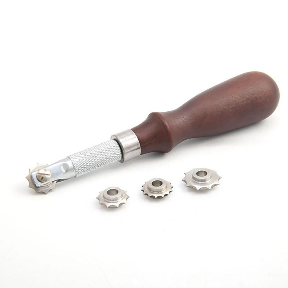 Leather Craft Sewing Over Stitch Wheel Marker Spacer Roulette Overstitcher Tool 