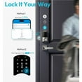 thumbnail image 6 of Veise Smart Front Door Lock with 2 Lever Handle Set, App Control Keyless Entry Deadbolt, Electronic Keypad, Satin Nickel, 6 of 8