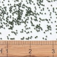 thumbnail image 3 of U8MO 2000pcs/10g 11/0 Glass Opaque Delica Tiny Beads Smooth Loose Spacer 1x1.5~1.8mm-#Green Dyed, 3 of 4