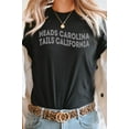 thumbnail image 6 of Heads Carolina Tails California Trip Graphic Tee T-Shirt, 6 of 8