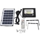 thumbnail image 1 of Lámpara de pared solar, luz solar de jardín de inundación al aire libre 100LED Luz solar construida para el futuro, 1 of 8